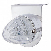 Stainless Steel Light Bracket w/ 19 LED Watermelon Light - Amber LEDs (Amber or Clear Lens)