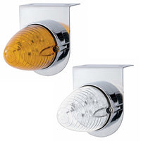 Stainless Steel Light Bracket w/ 19 LED Beehive Light - Amber LEDs (Amber or Clear Lens)