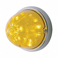 17 LED Dual Function Watermelon Flush Mount Kit - Amber or Red LEDs (Amber, Red or Clear Lens)