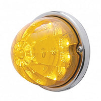 17 LED Reflector Watermelon Flush Mount Kit - Amber or Red LEDs (Amber, Red or Clear Lens)