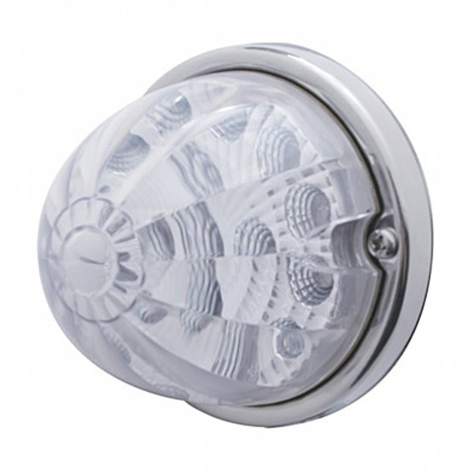 17 LED Reflector Watermelon Flush Mount Kit - Amber or Red LEDs (Amber, Red or Clear Lens)