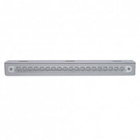12-3/4" Stainless Steel Light Bracket w/ 19 LED 12" Light Bar - Amber or Red LEDs (Amber, Red or Clear Lens)
