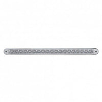 19 LED 12" Reflector Stop, Turn & Tail Light Bar w/ Bezel - Red LEDs (Red or Clear Lens)