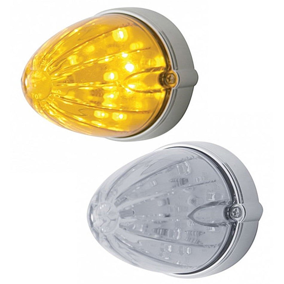 19 LED Watermelon Grakon 1000 Flush Mount Kit - Amber LEDs (Amber or Clear Lens)