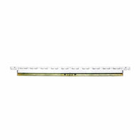 United Pacific - 10 LED 9" Dual Function Light Bar - Blue or White LEDs (Clear Lens)