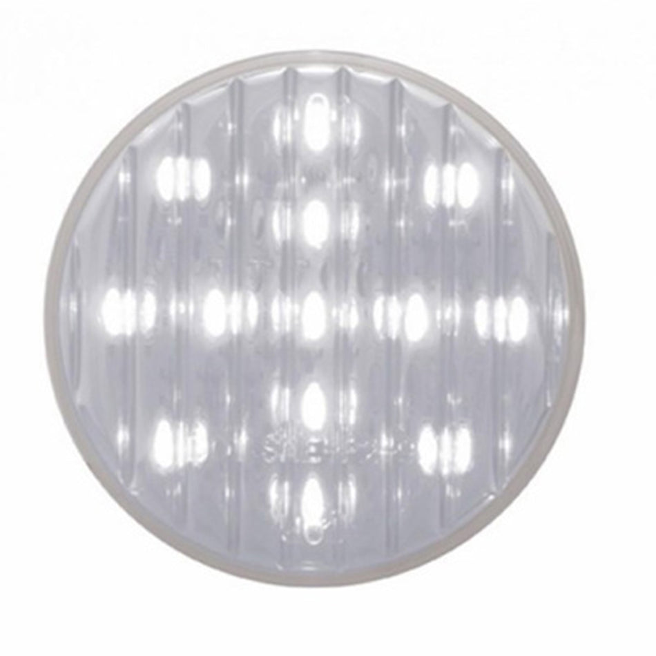 United Pacific - 13 LED 2-1/2" Auxiliary/Utility Light - White LEDs (Clear Lens)