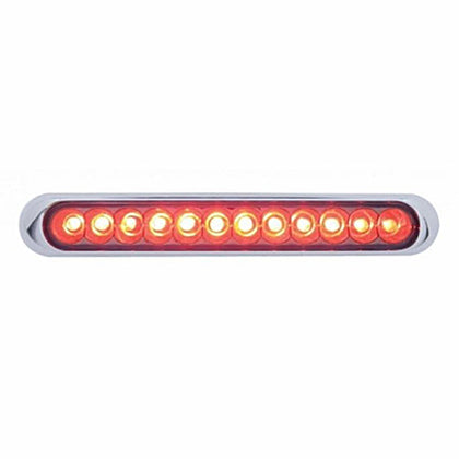 United Pacific -12 LED Third Brake Light - Red LEDs (Clear Lens)