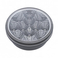 United Pacific - 12 LED 4" Round Reflector Light (Stop, Turn & Tail) - Red LEDs (Red or Clear Lens)