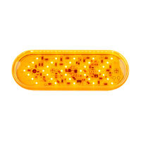 35 LED 6" Oval Sequential Turn Signal Light - Amber or Red LEDs (Amber or Red Lens)