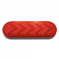 35 LED 6" Oval Sequential Turn Signal Light - Amber or Red LEDs (Amber or Red Lens)