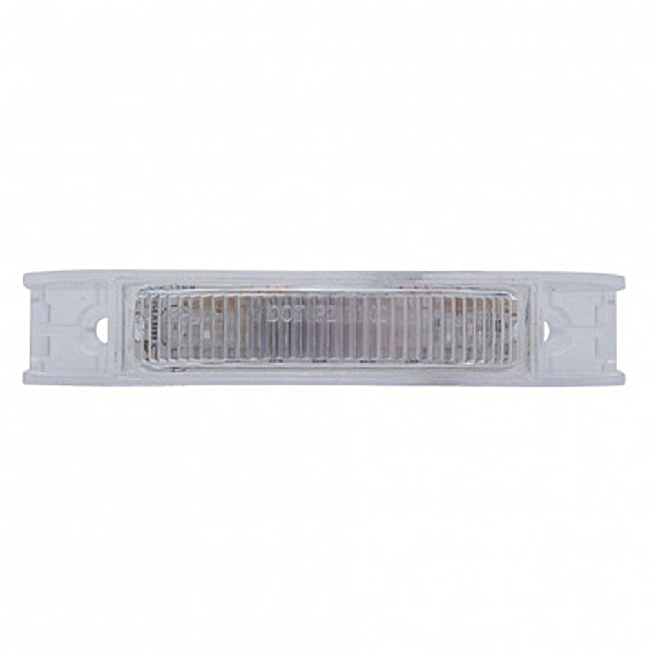 United Pacific - 7 LED Rectangular Clearance/Marker Light - Amber LED (Clear Lens)