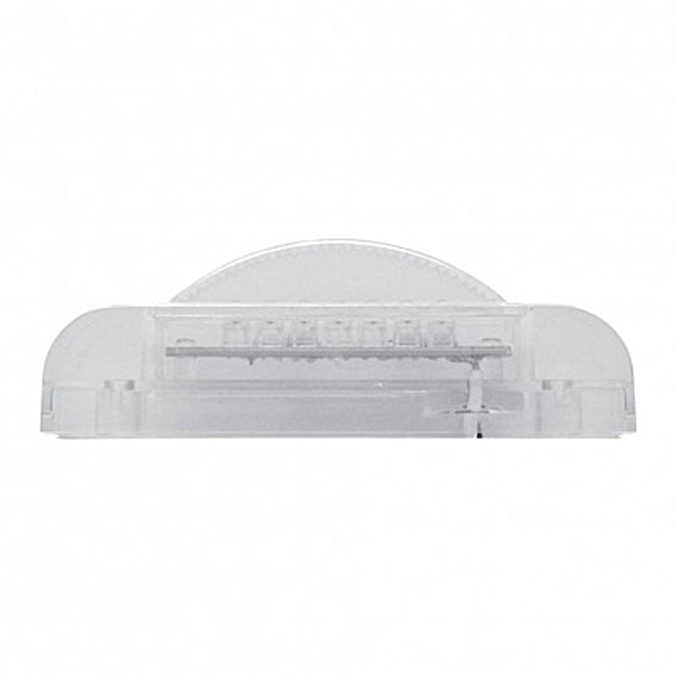 United Pacific - 7 LED Rectangular Clearance/Marker Light - Amber LED (Clear Lens)