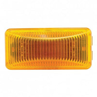 6 LED Rectangular Clearance/Marker Light - Amber or Red LEDs (Amber or Red Lens)