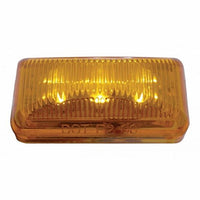 6 LED Rectangular Clearance/Marker Light - Amber or Red LEDs (Amber or Red Lens)