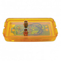 6 LED Rectangular Clearance/Marker Light - Amber or Red LEDs (Amber or Red Lens)