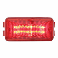 6 LED Rectangular Clearance/Marker Light - Amber or Red LEDs (Amber or Red Lens)