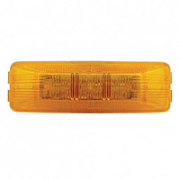 12 LED Rectangular Clearance/Marker Light - Amber or Red LEDs (Amber or Red Lens)