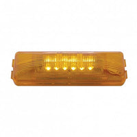 12 LED Rectangular Clearance/Marker Light - Amber or Red LEDs (Amber or Red Lens)