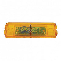 12 LED Rectangular Clearance/Marker Light - Amber or Red LEDs (Amber or Red Lens)