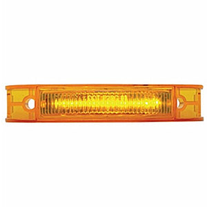 7 LED Rectangular Clearance/Marker Light - Amber or Red LEDs (Amber or Red Lens)