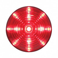 13 LED 2-1/2" Round Roadster Clearance/Marker Light - Red LEDs (Red Lens)