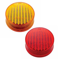 13 LED 2-1/2" Round Clearance/Marker Light - Amber LEDs (Amber Lens)