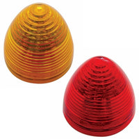 13 LED 2-1/2" Round Beehive Clearance/Marker Light - Amber or Red LEDs (Amber or Red Lens)