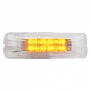 12 LED Rectangular Clearance/Marker Light - Amber or Red LEDs (Amber or Red Lens)