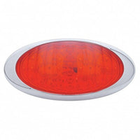 40 LED Oval Phantom III Stop, Turn & Tail Light - Red LEDs (Red Lens)