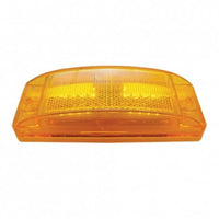 16 LED Rectangular Clearance/Marker Light w/ Reflex Lens - Amber or Red LEDs (Amber or Red Lens)