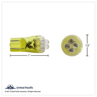 United Pacific - 4 LED 194 Bulbs - 3 Pack (Various Colors)