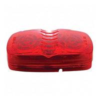 14 LED Reflector Rectangular Clearance/Marker Light - Amber or Red LEDs (Amber or Red Lens)