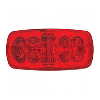 14 LED Reflector Rectangular Clearance/Marker Light - Amber or Red LEDs (Amber or Red Lens)