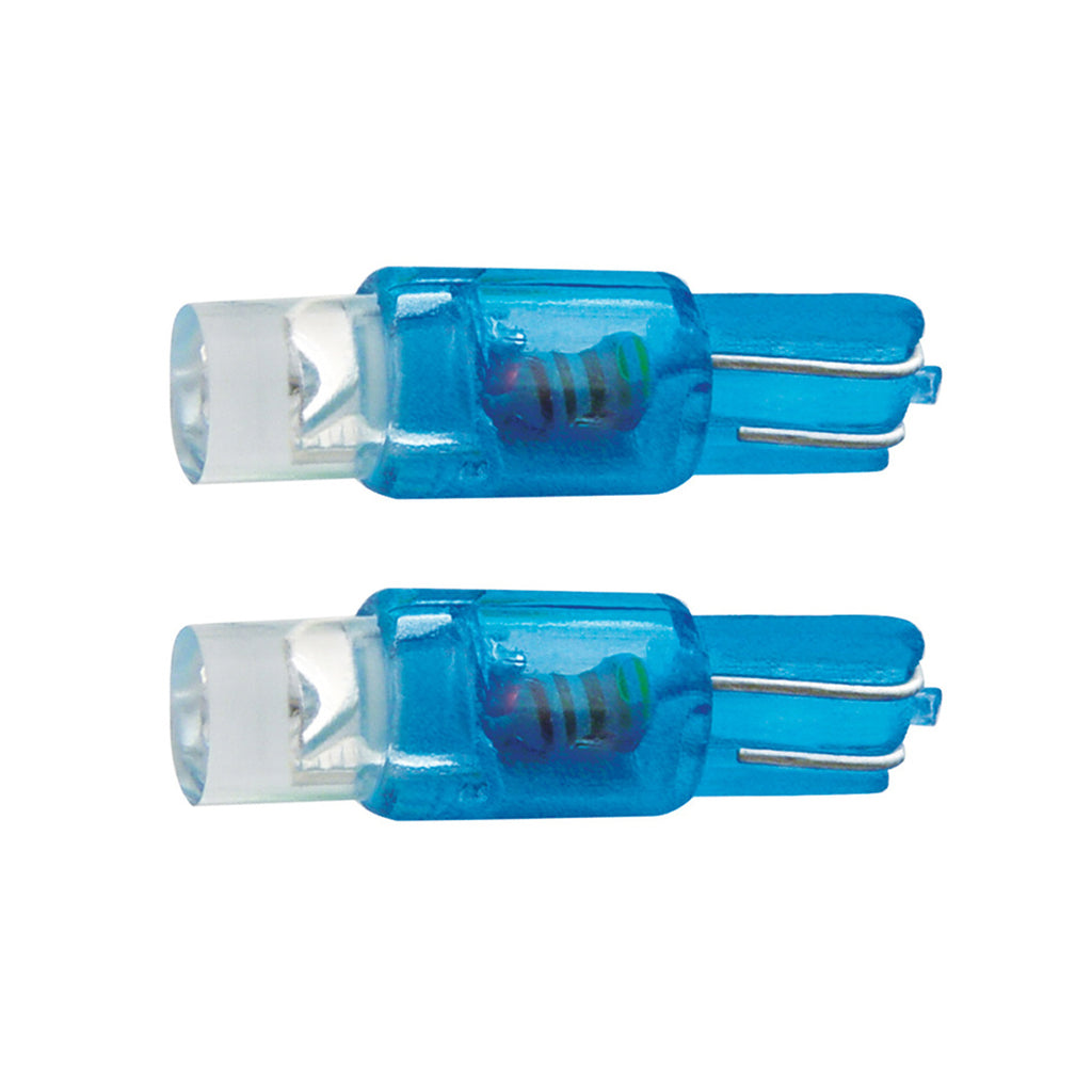 Single Micro LED 37/BP2 Bulb - Blue, Purple, or White LEDs (2-Pack)