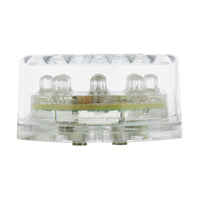 9 LED 2" Round Clearance/Marker Light - Amber or Red LEDs (Clear Lens)