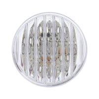 9 LED 2" Round Clearance/Marker Light - Amber or Red LEDs (Clear Lens)