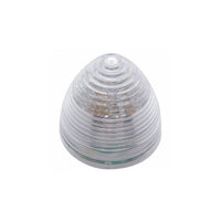 9 LED 2" Round Beehive Style Clearance/Marker Light - Amber or Red LEDs (Clear Lens)