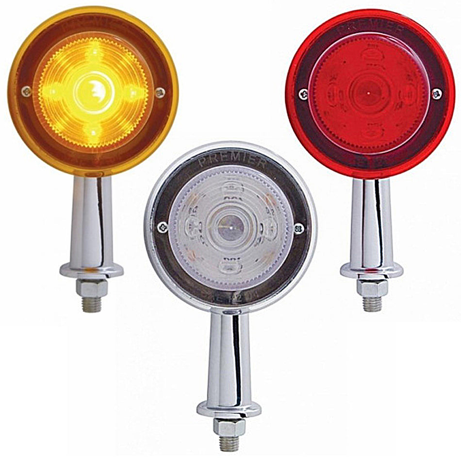 13 LED 2-1/8" Arm Honda Light Kit - Amber or Red LEDs (Amber, Red or Clear Lens)