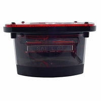 LED Universal Combination Tail Light With or Without License Light - Red LEDs (Red Lens)