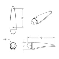 17 LED Watermelon Cab Light Kit With Die Cast Housing - Amber LEDs (Amber Lens)