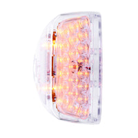 31 LED Turn Signal Light For 1987-2007 Peterbilt 379/378/357 - Amber LEDs (Clear Lens)