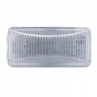 6 LED Rectangular Clearance/Marker Light - Amber LEDs (Clear Lens)
