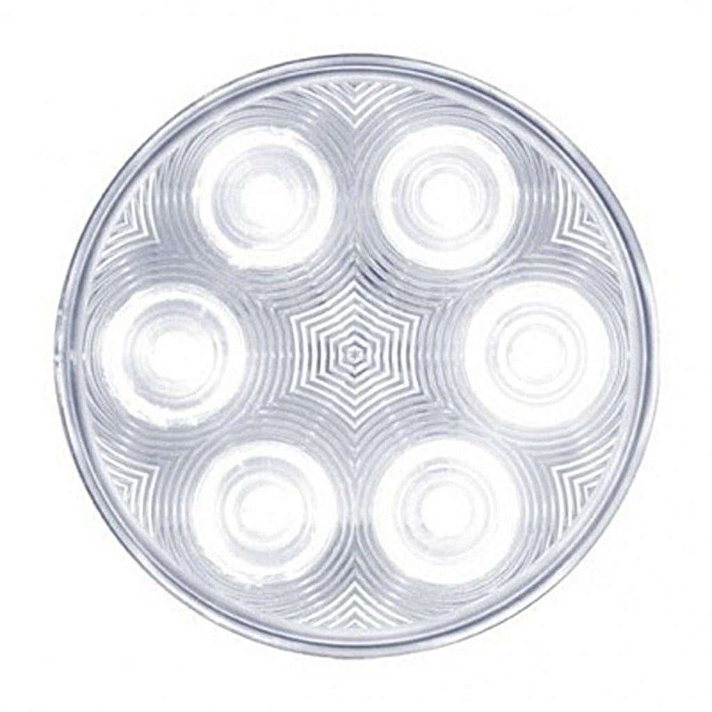 United Pacific - 6 LED 4" Back-Up Light - White LEDs (Clear Lens)