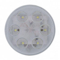 United Pacific - 6 LED 4" Back-Up Light - White LEDs (Clear Lens)