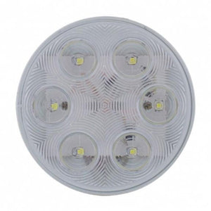 United Pacific - 6 LED 4" Back-Up Light - White LEDs (Clear Lens)