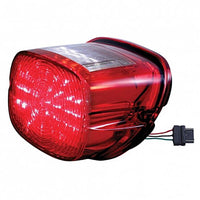 29 LED Tail Light For Harley Motorcycle With 4 LED License Light - Red LEDs (Red Lens)