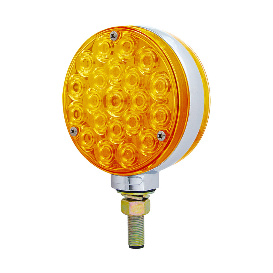 42 LED Double Face Turn Signal Light - Amber LEDs (Amber or Clear Lens)