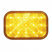 15 LED Rectangular Turn Signal Light - Amber LEDS (Amber or Clear Lens)