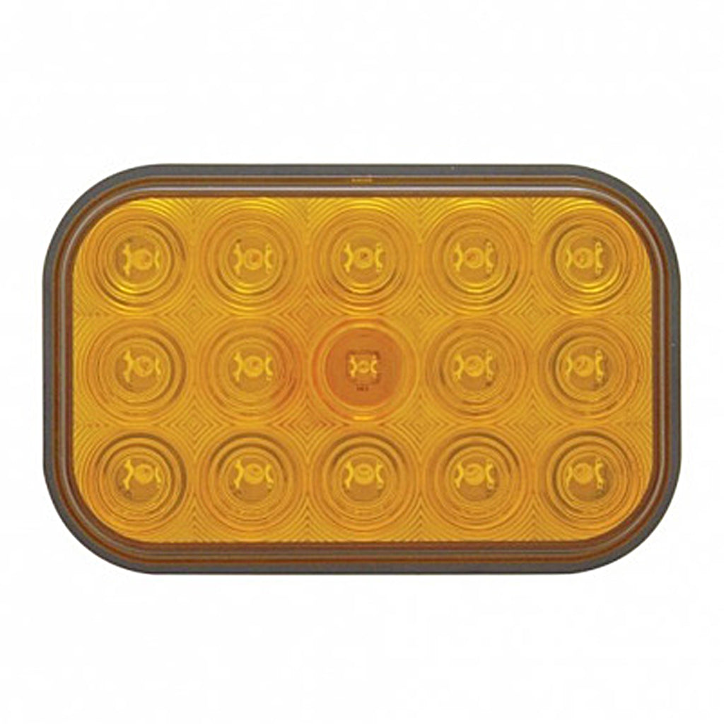 15 LED Rectangular Turn Signal Light - Amber LEDS (Amber or Clear Lens)