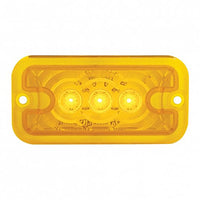 3 LED Clearance Marker Light - Amber or Red LEDs (Amber, Red or Clear Lens)